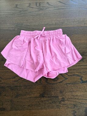Suzette Collection Girls Pink Ruffle Layered Shorts Size Medium